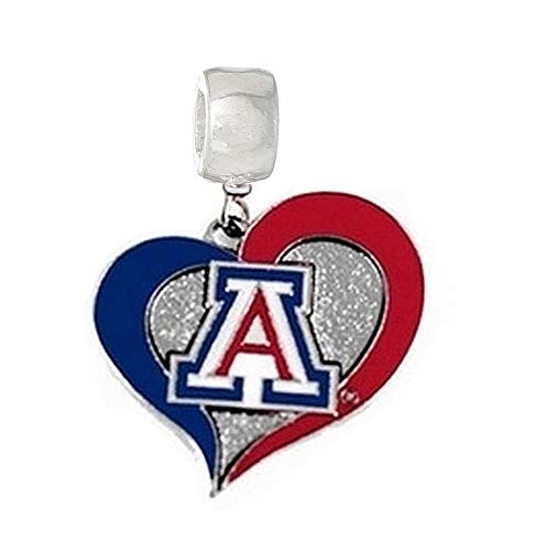 Heavens Jewelry University of Arizona Wildcats Heart Charm 1