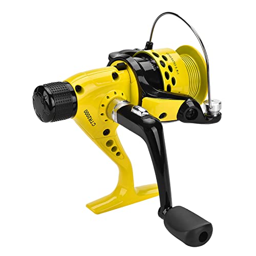 SPYMINNPOO Casting-Angelrolle, Glatt, Leicht, 12BB Übersetzungsverhältnis für Rechts-/Linkshänder (2000)