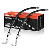 A-Premium Rear Side Brake Hydraulic Hose Compatible with Select International Harvester and Blue Bird Models - 4700, 4700LP, 3800, 4700LPX, 4900, All American FE - (Pack of 2)