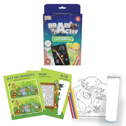 Image of PlayMagic BrainActiv Ultimate Activity Kit - Animal Adventure