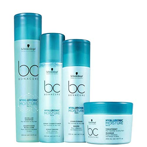 KIT SCHWARZKOPF PROFESSIONAL BC BONACURE HYALURONIC MOISTURE KICK FULL (4 PRODUTOS)