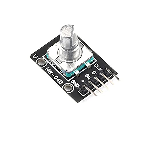 Miniatura 3 de 2 unids KY-040 360 grados Rotary Encoder Módulo para Arduino Compatible Sensor de Ladrillo Interruptor Desarrollo Junta KY-040 con Pines