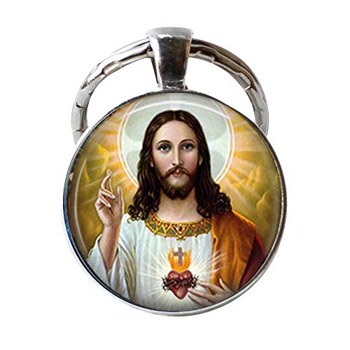 Porte-clés Jésus Christ - Cœur de Jésus - Cœur sacré - Cadeau religieux Cover