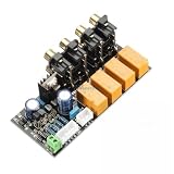 Double-Sided 4 Channel Stereo Audio Input Signal Selector Relay Board Signal Switching Board for Speakers DIY
