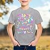 Children's T-Shirt - Short Sleeve T-Shirt with Motif for Boys at Back to School Comfortable Casual Crew Neck Shirt in Loose Fit for Everyday Use #2