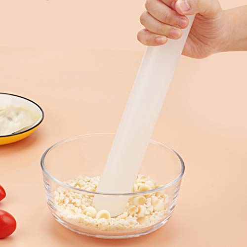 Grote 50Cm Pizza Deeg Roller Wit PP Plastic Nonstick Deegroller voor Fondant Pasta Pie Crust Cookie en Gebak Professionele Keuken Tool voor Bakken en Koken