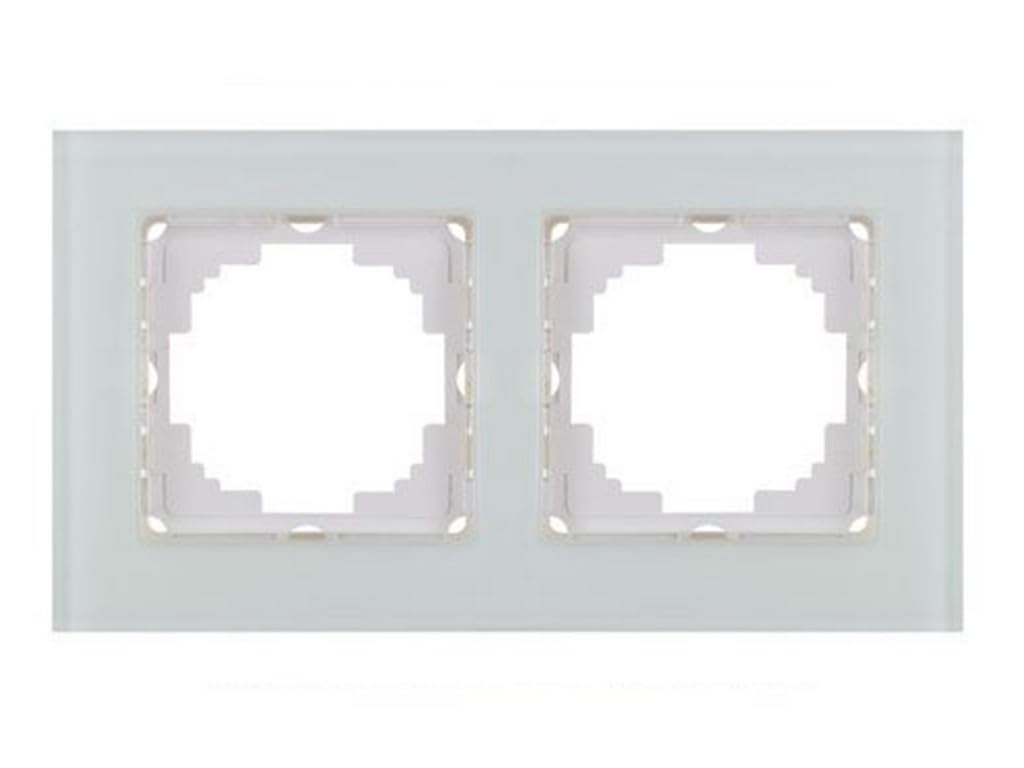 Cadre double verre blanc série 8000 idéal pour salon et bureau moderne