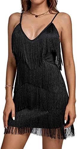 Vestido Corto De Verano Umenlele Para Mujer – Sin Mangas, Cuello Redondo, Nudo En Cintura Alta, Negro, Talla Large