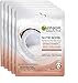 Garnier Maschera in Tessuto Nutriente Illuminante Nutribomb, Adatto per Pelli Secche e Spente, Arricchita con Latte di Cocco e Acido Ialuronico, 28 G, Confezione da 5