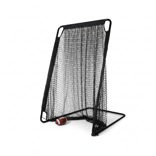 Kapler Football Kicking Cage Net - 81 x 41 Football Field Goal with Heavy Duty Steel Extra Deep Pocket and Holder Tee for Youth Punting & Place Kicks Backyard Indoor Outdoor Use
