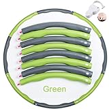 [page_title]-sancuanyi Hula Hoop Reifen Erwachsene, Reifen mit Schaumstoff von 0,75 bis 1,0kg einstellbar, mit Mini Bandmaß für Erwachsene Anfängermit Gymnastikreifen zum Abnehmen, Fitness, Massage