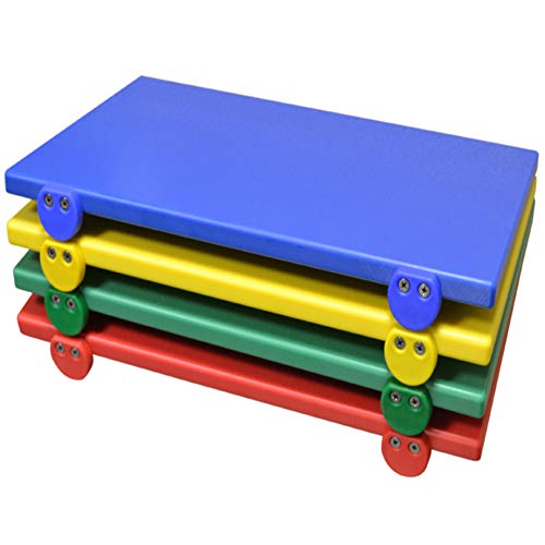 Tagliere in Polietilene 60x40x2 verde con fermi Made In Italy