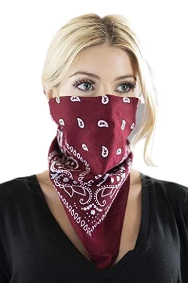 Men and Women Bandana Fancy Latest Men Handkerchiefs Wristband Scarf Face Mask Colorful Paisley Cowboy Bandana Gift Sets-image-39