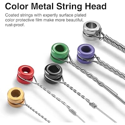 POGOLAB Guitar Strings Electric Guitar Strings 6 String Set - Thin, 09-42, 10 Pack