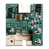 Pulso al convertidor, ABS compacto giratorio para adaptador de teléfono de dial para sistemas telefónicos heredados, dispositivo de señal de doble tono de 10 x 8 x 4 cm