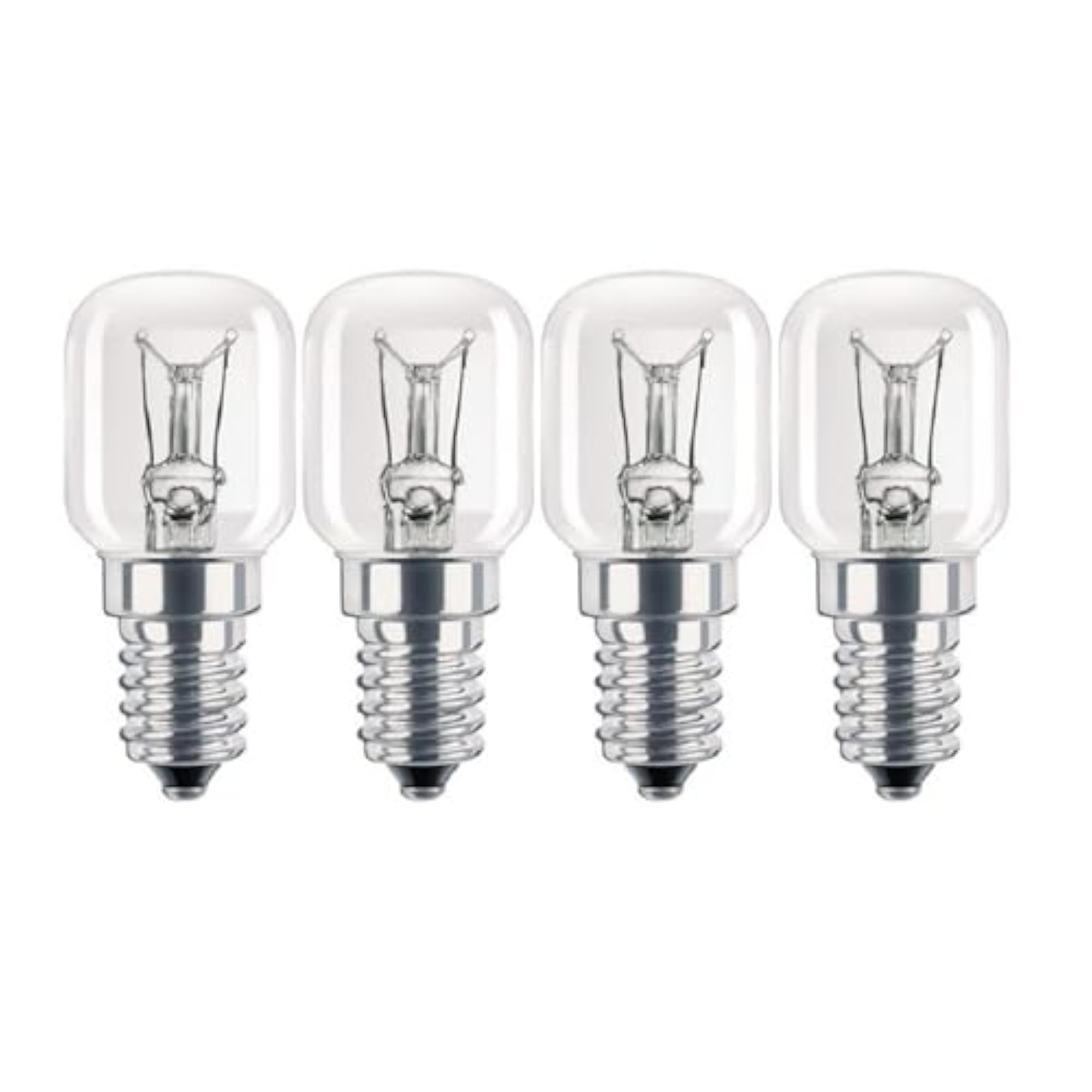 4pc Heat Resistant Tungsten Oven Lamp Bulb Set
