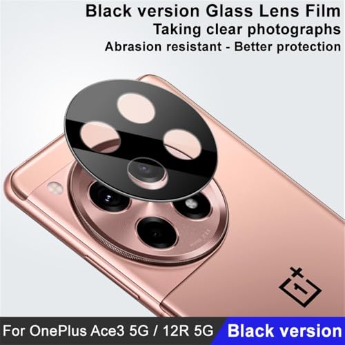 Image of AVOAR Camera Lens Protector Compatible with OnePlus 12R (1 Pack) - 9H Tempered Glass, Ultra Clear HD, Scratch Resistant, Military-Grade Protection, Bubble-Free Installation, Precise Fit, Case Friendly