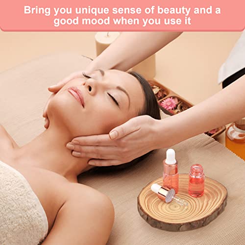 Wresty 15 Pcs Pink Glass Dropper Bottle Essential Oil Dropper Bottles Mini Glass Vials Cosmetic Liquid Container Perfume Aromatherapy Sample Bottles With Glass Eye Dropper (3ml (3/4 Dram)) - Image 5