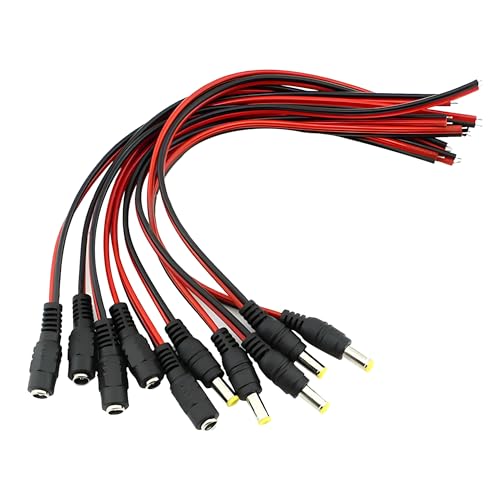 10PCS DC Power Pigtail Cable,...