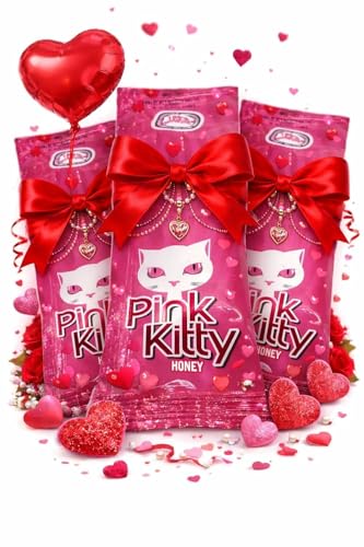 Pack of 3 Pink Kitty HONEY (Honey for her). for Women only (Pack (3))
