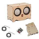 WOSVMN Craft Kit Speaker Circuits - Speaker Electronic Engineering Toys,Build Speaker Kit,DIY Bluetooth Speaker Kit Build Personalized Wood Case Speaker Set,Learning STEM Gifts Science for Teens