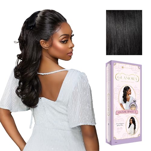 Sensationnel Glamora Lace Front Wig-Glam Unit 1, 1 JETBLACK
