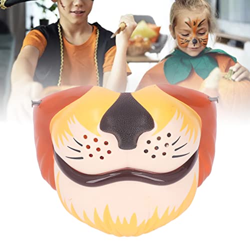 Protetor facial infantil cosplay LED para cosplay para crianças em formato de desenho animado recarr