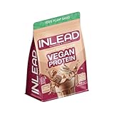 INLEAD - Proteína vegana - NOUGAT PRALINES | Polvo de proteína vegana con consistencia cremosa | Perfil óptimo de aminoácidos - 100% vegetal - sin azúcar añadido | Polvo de proteína multicomponente -