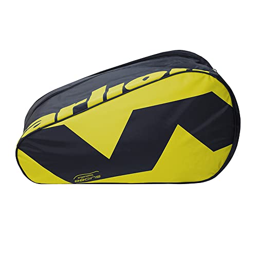 VARLION - Paletero Pádel Ergonomic Begins 2022/23, Capacidad 1 Pala, Volumen de Carga 34L, Bolsillo Lateral e Interior, Tiradores Ergonómicos, Incluye Compartimento Especial, Color Amarillo