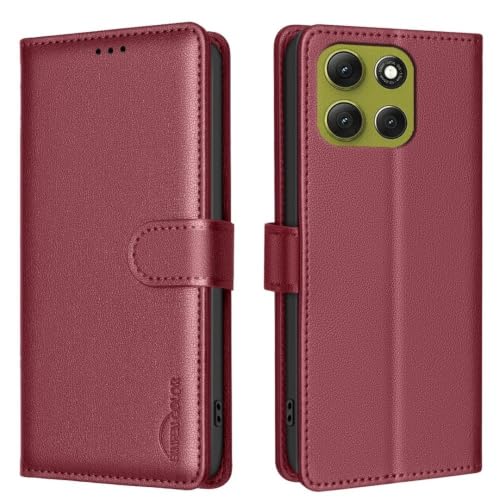 Étui Moto G06 4G pour éviter les rayures d'écran grâce au rabat souple