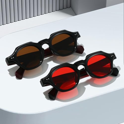 Lunettes de soleil polygonales avec protection intégrale UV400 anti-reflets - 3