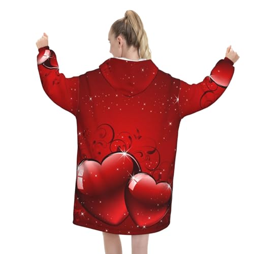 Couverture à capuche oversize : le cadeau de Saint-Valentin idéal