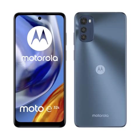 Motorola e32s, 4/64 GB, Cámara Triple de 16 MP, Pantalla 6,5" 90 HzHD+, batería de 5000 mAh Cover
