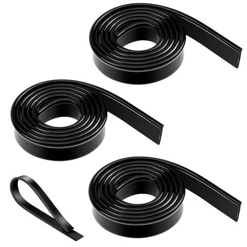 3 Rolls Squeegee Replacement Rubber Blades 41 Inch Silicone Black