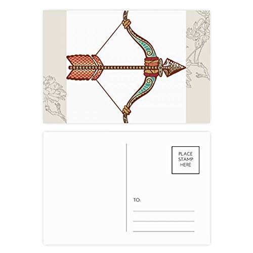 Carte postale de fleur Sagittaire le cadeau de remerciement astro parfait