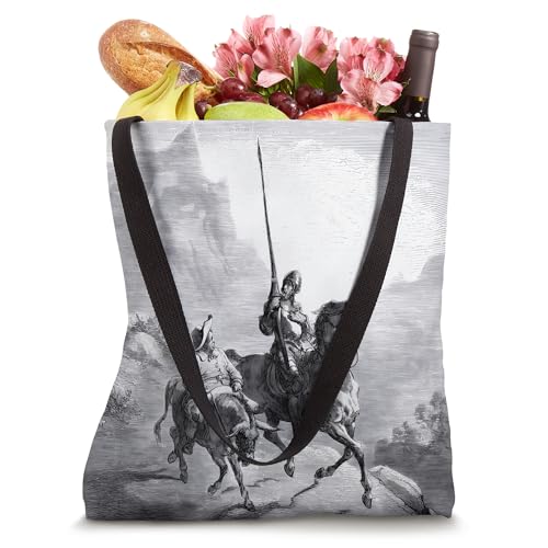 Don Quixote and Sancho Setting Out Tote Bag miniatura 4