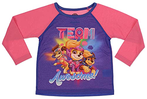 Paw Patrol Girls Pajama Set, 3-Piece Polyester, Pink/Purple2