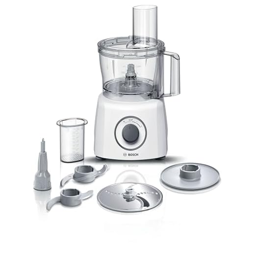 Bosch MultiTalent 3 Robot da Cucina Multifunzione Compatto - Oltre 20 Funzioni, 800 W, 2 Velocità, Ciotola 2,3 l, Disco per Affettare, Tagliare e Grattugiare, Lama per Impastare e Disco per Montare