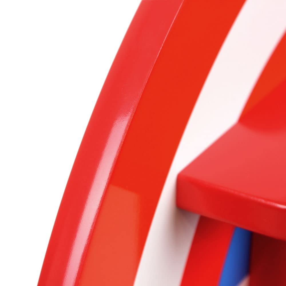 Disney Libreria Mensola Sagomata Capitan America Avengers in legno