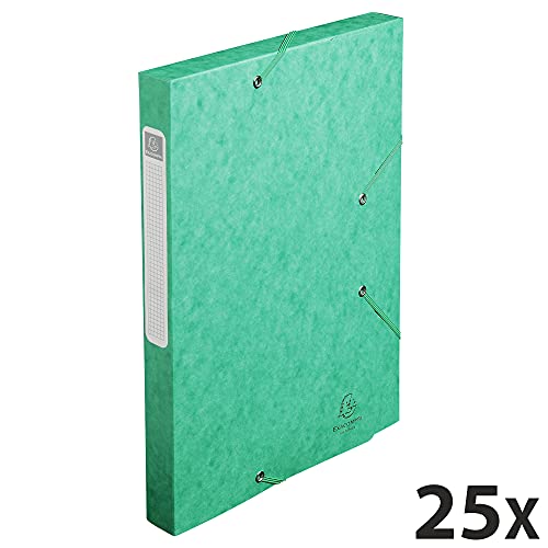 Boite de classement Exacompta A4 dos 2,5cm en carte lustrée 400g pour protéger vos documents - 5