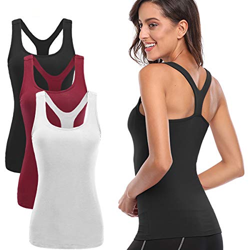 TELALEO Tank Tops for Women, Womens V-Shape Workout Tank Tops Clothes for Women