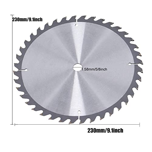Table Saw Blade 9 Inch 5/8 Arbor 40T Universal Fit Common Steel Blade For Wooden (2 Pack) 9" Circular Saw Blade #TOP1