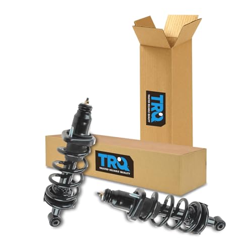 Image of TRQ Rear Driver and Passenger Side Strut and Spring Assembly Set