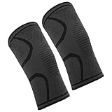 Cosiki Atmungsaktives Soft Sports Knieschoner, Summer Knee Guard, bequem für Sportläufer, die Basketball Spielen(L)