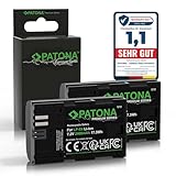 PATONA 2X Premium LP-E6 Akku 2400mAh Ersatzakku kompatibel mit Canon EOS 5D Mark II III IV 5DS R R5 6D 7D 60D 60Da 70D 80D 90D XC10 XC15 5 6 7 60 70 80 90 D XC 10 15 WFT-E5 E7 LPE6 LP E6