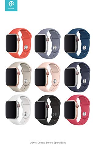 Pulseira Esportiva em Silicone para Apple Watch 42mm 44mm Devia - Blue Horizon