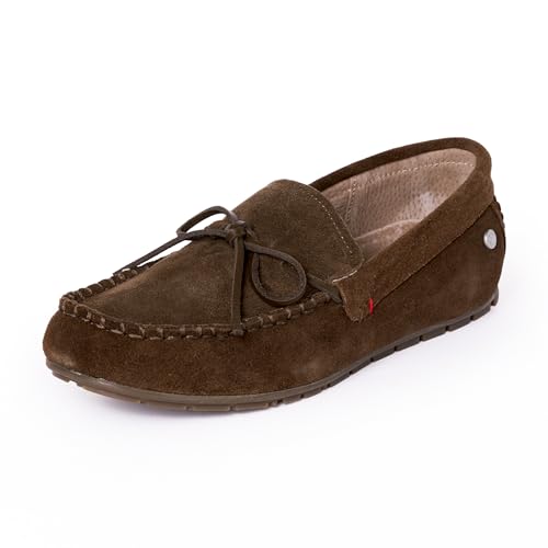 �yMINNETONKA(�~�l�g���J)�z�y���K�i�z�����Y ���J�V�� Men's Loafer Moc Autumn Brown (US11 29cm)