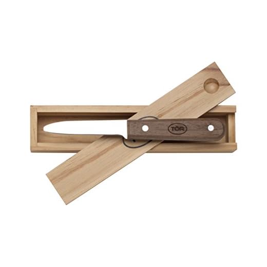 Clam Shucker Knife in Naturalwood Gift Box by TOR Kitchenware – The German Patented Stainless Steel Clam Shucking Knife and Opener Tool