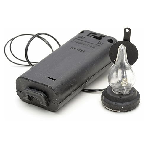 Lanterne A Gas Decorative Con Luce A LED – Set Da 4, Alimentate A Batterie AAA, Per Diorami, Case Delle Bambole E Paesaggi In Miniatura
