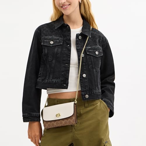 Image of Coach Women's Chain Crossbody in Signature Canvas